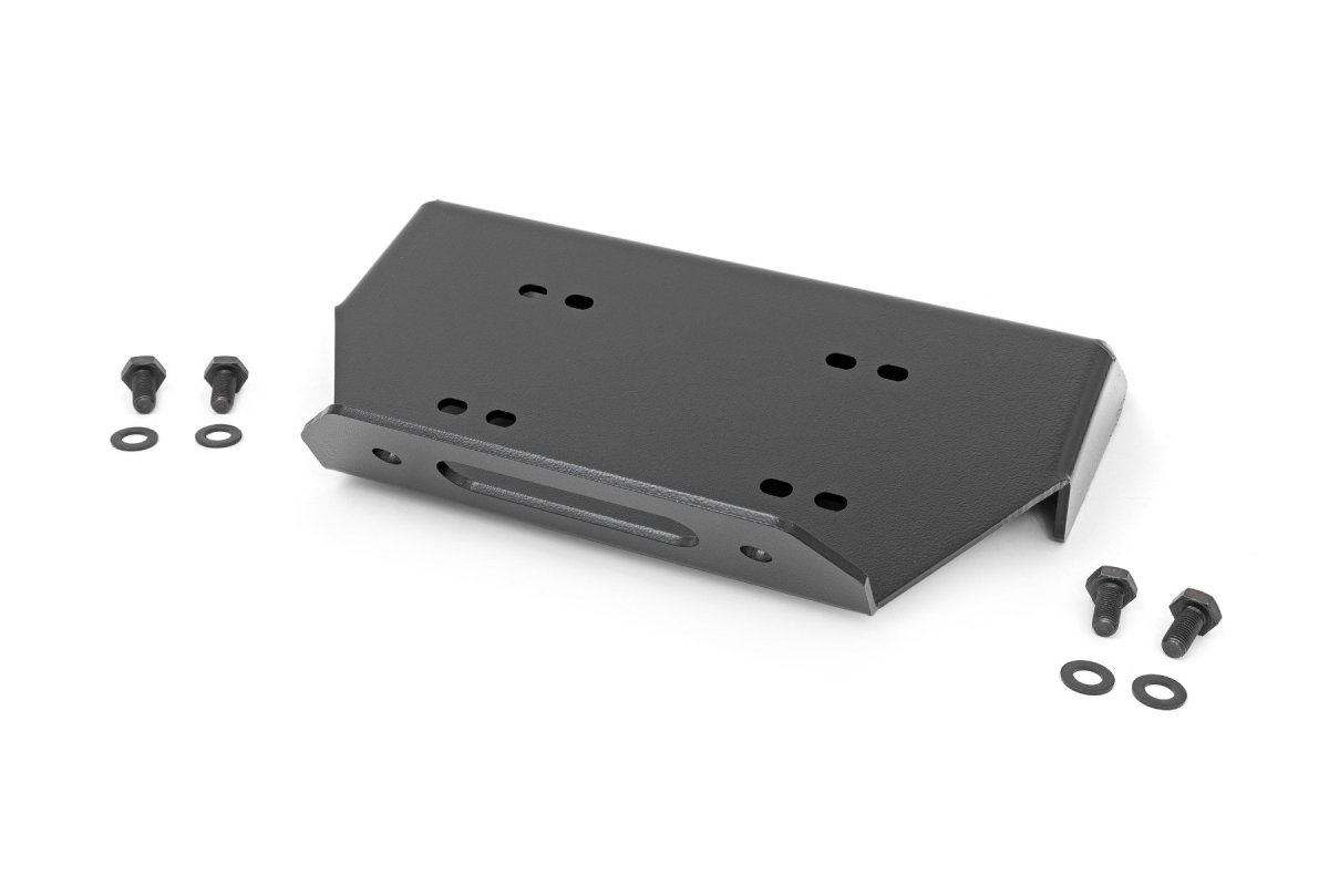 Kawasaki Teryx4 800 Winch Mount - Rough Country - Black